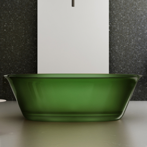 Ванна 170х75 Abber Kristall AT9707Emerald зеленая